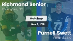 Matchup: Richmond Senior High vs. Purnell Swett  2018