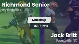 Matchup: Richmond Senior High vs. Jack Britt  2018