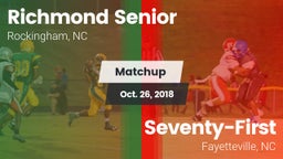 Matchup: Richmond Senior High vs. Seventy-First  2018
