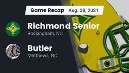 Recap: Richmond Senior  vs. Butler  2021
