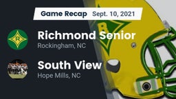 Recap: Richmond Senior  vs. South View  2021