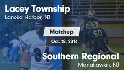 Matchup: Lacey Township High vs. Southern Regional  2016