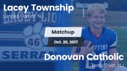 Matchup: Lacey Township High vs. Donovan Catholic  2017