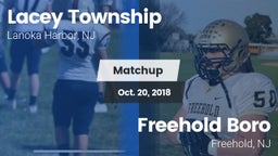 Matchup: Lacey Township High vs. Freehold Boro  2018