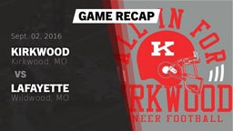 Recap: Kirkwood  vs. Lafayette  2016