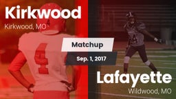 Matchup: Kirkwood  vs. Lafayette  2017