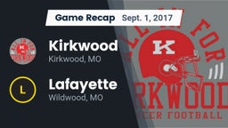 Recap: Kirkwood  vs. Lafayette  2017