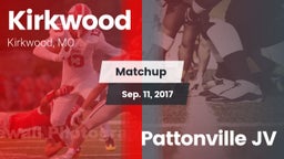 Matchup: Kirkwood  vs. Pattonville JV 2017
