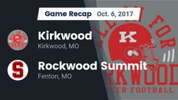 Recap: Kirkwood  vs. Rockwood Summit  2017