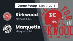 Recap: Kirkwood  vs. Marquette  2018
