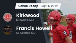 Recap: Kirkwood  vs. Francis Howell  2019