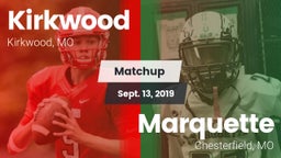 Matchup: Kirkwood  vs. Marquette  2019