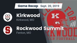 Recap: Kirkwood  vs. Rockwood Summit  2019