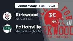 Recap: Kirkwood  vs. Pattonville  2023