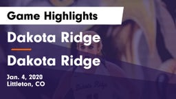 Dakota Ridge  vs Dakota Ridge  Game Highlights - Jan. 4, 2020