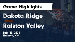 Dakota Ridge  vs Ralston Valley  Game Highlights - Feb. 19, 2021