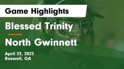 Blessed Trinity  vs North Gwinnett  Game Highlights - April 22, 2022