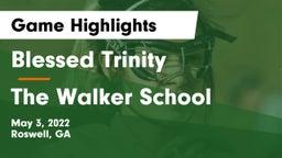 Blessed Trinity  vs The Walker School Game Highlights - May 3, 2022