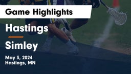 Hastings  vs Simley  Game Highlights - May 3, 2024