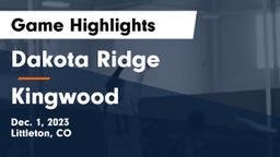 Dakota Ridge  vs Kingwood  Game Highlights - Dec. 1, 2023