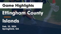 Effingham County  vs Islands  Game Highlights - Feb. 23, 2024