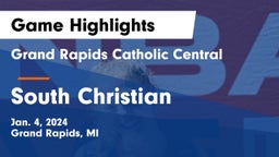 Grand Rapids Catholic Central  vs South Christian  Game Highlights - Jan. 4, 2024