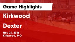 Kirkwood  vs Dexter  Game Highlights - Nov 26, 2016