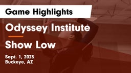 Odyssey Institute vs Show Low Game Highlights - Sept. 1, 2023