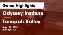Odyssey Institute vs Tonopah Valley  Game Highlights - Sept. 19, 2023