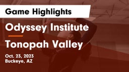 Odyssey Institute vs Tonopah Valley  Game Highlights - Oct. 23, 2023