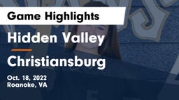 Hidden Valley  vs Christiansburg  Game Highlights - Oct. 18, 2022