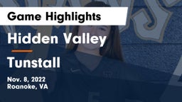 Hidden Valley  vs Tunstall  Game Highlights - Nov. 8, 2022