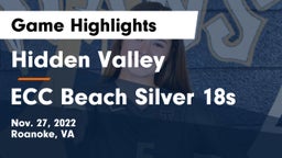 Hidden Valley  vs ECC Beach Silver 18s Game Highlights - Nov. 27, 2022