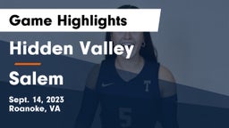 Hidden Valley  vs Salem  Game Highlights - Sept. 14, 2023