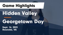 Hidden Valley  vs Georgetown Day  Game Highlights - Sept. 16, 2023