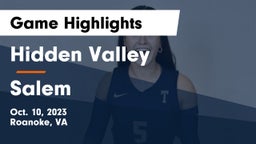 Hidden Valley  vs Salem  Game Highlights - Oct. 10, 2023