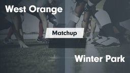 Matchup: West Orange High vs. Winter Park  2016