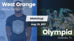 Matchup: West Orange High vs. Olympia  2017