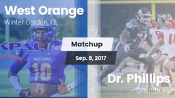 Matchup: West Orange High vs. Dr. Phillips  2017