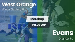 Matchup: West Orange High vs. Evans  2017