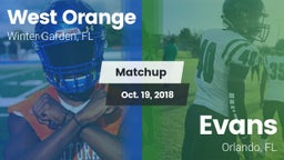 Matchup: West Orange High vs. Evans  2018