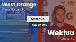 Matchup: West Orange High vs. Wekiva  2019