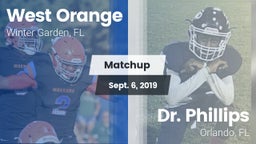 Matchup: West Orange High vs. Dr. Phillips  2019