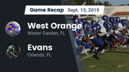 Recap: West Orange  vs. Evans  2019