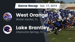 Recap: West Orange  vs. Lake Brantley  2019