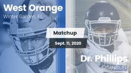 Matchup: West Orange High vs. Dr. Phillips  2020