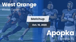 Matchup: West Orange High vs. Apopka  2020