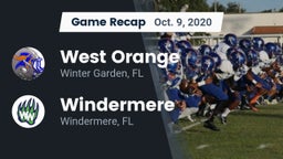 Recap: West Orange  vs. Windermere  2020