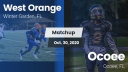 Matchup: West Orange High vs. Ocoee  2020