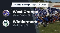 Recap: West Orange  vs. Windermere  2021